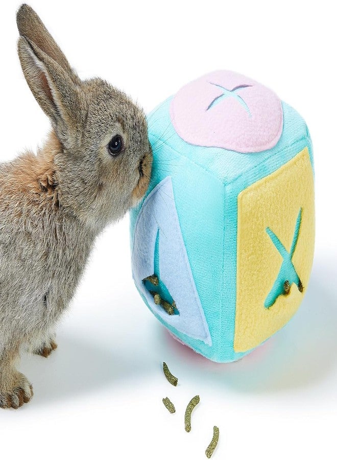 Jevnd Large Rabbit Foraging Toy with Bell, Washable Puzzle Feed Game Rabbit Toy for Bunnies Boredom, Snuffle Ball Treat Dispenser Exercise Bunny Enrichment Toys, Bunny Toys for Indoor Bunnies(Random Color) - Image 1